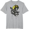 imageTransformers Classic BB Bumblebee Graffiti Face Portrait TShirtHeather Grey