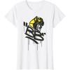 imageTransformers Classic BB Bumblebee Graffiti Face Portrait TShirtWhite