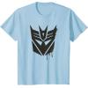 imageTransformers Decepticons Dripping Paint Logo Silhouette TShirtBaby Blue