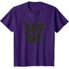 imageTransformers Decepticons Dripping Paint Logo Silhouette TShirtPurple