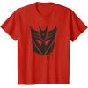 imageTransformers Decepticons Dripping Paint Logo Silhouette TShirtRed