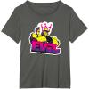 imageTransformers Evil Megatron Neon Graffiti Retro Portrait TShirtAsphalt Grey