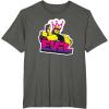 imageTransformers Evil Megatron Neon Graffiti Retro Portrait TShirtAsphalt Grey