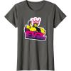 imageTransformers Evil Megatron Neon Graffiti Retro Portrait TShirtAsphalt Grey
