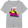 imageTransformers Evil Megatron Neon Graffiti Retro Portrait TShirtHeather Grey
