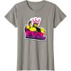 imageTransformers Evil Megatron Neon Graffiti Retro Portrait TShirtSlate Grey