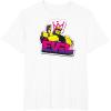 imageTransformers Evil Megatron Neon Graffiti Retro Portrait TShirtWhite