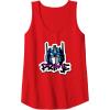 imageTransformers Optimus Prime Urban Style Head Portrait Tank TopRed