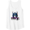 imageTransformers Optimus Prime Urban Style Head Portrait Tank TopWhite