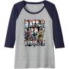 imageTransformers Rise of the Beasts Battle In Brooklyn Graffiti Raglan Baseball TeeNavy BlueAthletic Heather