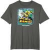 imageTransformers Rise of the Beasts Bring The Noise Bee Art TShirtAsphalt Grey