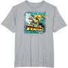 imageTransformers Rise of the Beasts Bring The Noise Bee Art TShirtHeather Grey