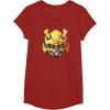 imageTransformers Rise of the Beasts Bumblebee Face Graffiti TShirtCranberry Red