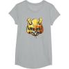 imageTransformers Rise of the Beasts Bumblebee Face Graffiti TShirtHeather Grey