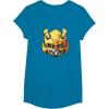 imageTransformers Rise of the Beasts Bumblebee Face Graffiti TShirtSapphire Blue