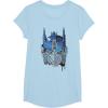 imageTransformers Rise of the Beasts Optimus Face Graffiti Shot TShirtBaby Blue