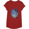 imageTransformers Rise of the Beasts Optimus Face Graffiti Shot TShirtCranberry Red