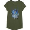imageTransformers Rise of the Beasts Optimus Face Graffiti Shot TShirtOlive Green