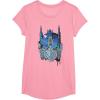 imageTransformers Rise of the Beasts Optimus Face Graffiti Shot TShirtPink