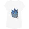 imageTransformers Rise of the Beasts Optimus Face Graffiti Shot TShirtWhite