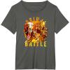 imageTransformers Rise of the Beasts Primal Battle Dripping TShirtAsphalt Grey