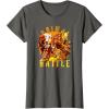 imageTransformers Rise of the Beasts Primal Battle Dripping TShirtAsphalt Grey