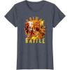 imageTransformers Rise of the Beasts Primal Battle Dripping TShirtHeather Blue