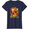 imageTransformers Rise of the Beasts Primal Battle Dripping TShirtNavy Blue