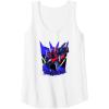 imageTransformers Starscream Graffiti Painted Wall Portrait Tank TopWhite
