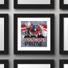 imageTrends International Gallery Pops Transformers Battle In Brooklyn  Optimus Prime City Wall Art Wall Poster 12quot x 12quot Black Frame VersionBlack Frame Version