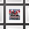 imageTrends International Gallery Pops Transformers Battle In Brooklyn  Optimus Prime City Wall Art Wall Poster 12quot x 12quot Black Frame VersionWhite Frame Version