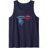 imageTransformers Bumblebee Graffiti Paint Splat Vintage Logo Tank TopNavy Blue