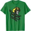 imageTransformers Classic BB Bumblebee Graffiti Face Portrait TShirtKelly Green