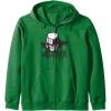 imageTransformers Classic Megatron Graffiti Face Portrait Zip HoodieDark Green