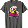 imageTransformers Evil Megatron Neon Graffiti Retro Portrait TShirtAsphalt Grey