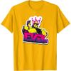 imageTransformers Evil Megatron Neon Graffiti Retro Portrait TShirtGolden Yellow
