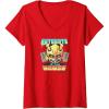 imageTransformers Rise of the Beasts Autobots In The House Retro VNeck TShirtRed