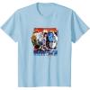 imageTransformers Rise of the Beasts Primal Battle Action Poster TShirtBaby Blue