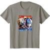 imageTransformers Rise of the Beasts Primal Battle Action Poster TShirtSlate Grey
