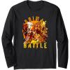 imageTransformers Rise of the Beasts Primal Battle Dripping Long Sleeve TShirtBlack