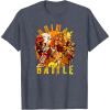 imageTransformers Rise of the Beasts Primal Battle Dripping TShirtHeather Blue