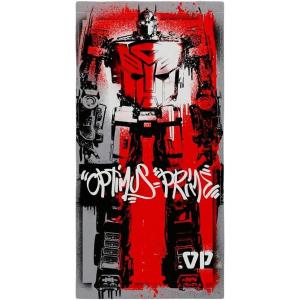 imageFranco Transformers Optimus Prime Super Soft Cotton BathPoolBeach Towel 60 in x 30 in Official Licensed Product CollectiblesTransformers