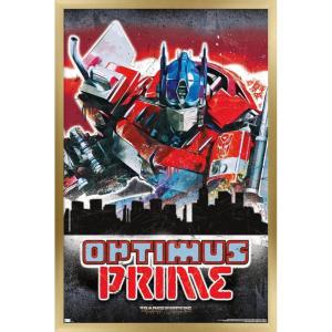 imageHasbro Transformers Rise of the Beasts  Optimus Prime Graffiti Wall Poster 34Lquot x 224Wquot Mahogany Framed VersionGold Framed Version