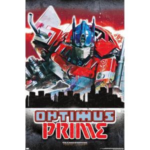 imageHasbro Transformers Rise of the Beasts  Optimus Prime Graffiti Wall Poster 34Lquot x 224Wquot Mahogany Framed VersionPremium Unframed Version
