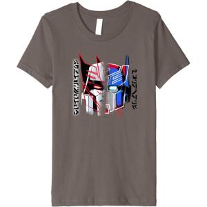 imageKids Transformers Good Vs Evil Split Face Graffiti Retro Poster Premium TShirt