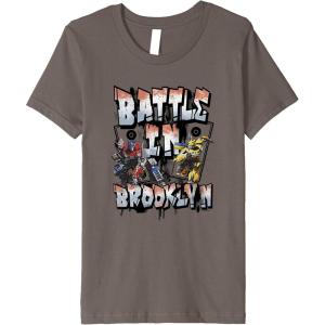 imageKids Transformers Rise of the Beasts Battle In Brooklyn Graffiti Premium TShirt