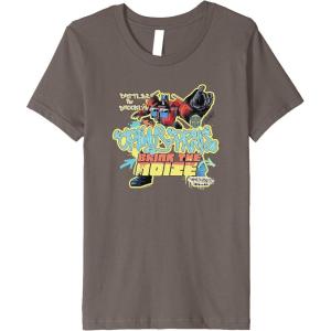 imageKids Transformers Rise of the Beasts Bring The Noise Retro Shot Premium TShirt