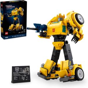 imageLEGO Icons Transformers Bumblebee Action Figure Collectible Robot Gift for Adults Movie Themed Model Building Set for SciFi Enthusiasts and Transformers Fans Converts to Vehicle Mode 10338