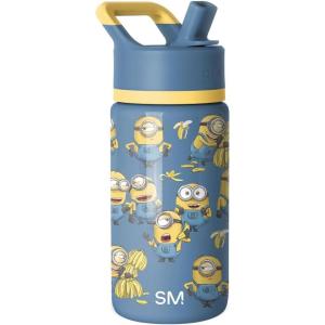 imageSimple Modern Kids Summit Water Bottle with Straw Lid  Transformers 14oz Stainless Steel Cup Insualted Tumbler for Toddlers Boys School  Transformer Bumble BeeMinions Unite