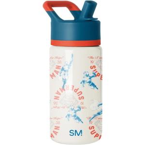 imageSimple Modern Kids Summit Water Bottle with Straw Lid  Transformers 14oz Stainless Steel Cup Insualted Tumbler for Toddlers Boys School  Transformer Bumble BeeDC Comics Superman Stand for Hope